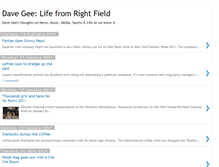 Tablet Screenshot of davegeeblog.com
